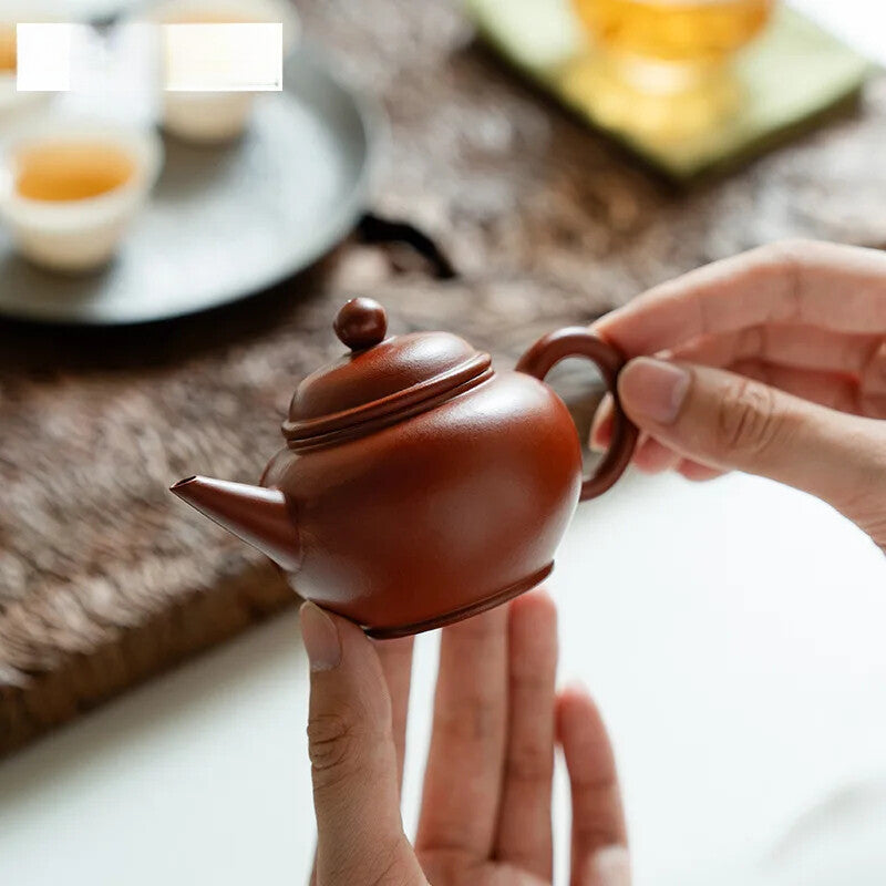 Yixing Purple Clay Teapots Handmade Level Small Pot Raw Ore Zhu Mud Tea Kettle
