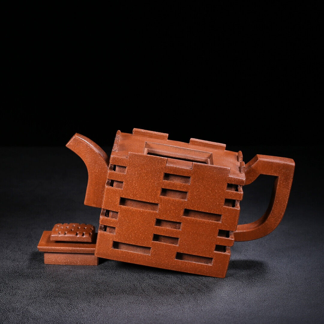 Chinese Yixing Zisha Clay Handmade Exquisite Teapot (双喜 底款:施小马)