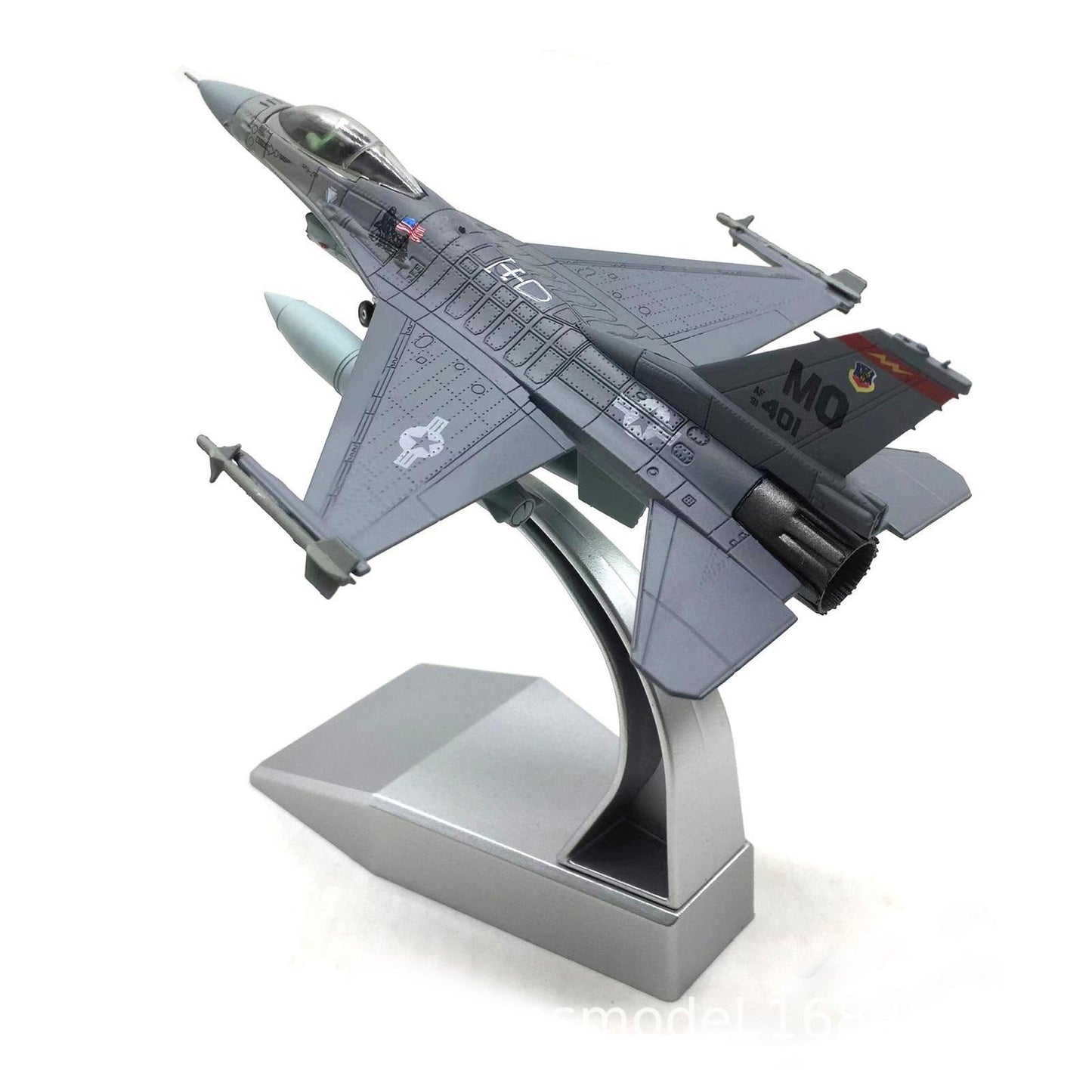 1:100 U.S. Air Force F-16C Fighter Alloy Model Souvenir Static Display Gift M