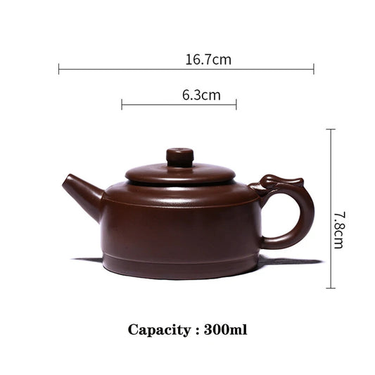 Yixing Purple Clay Teapot Chinese Kettle Handmade Kung Fu Zisha Tea Set Puer