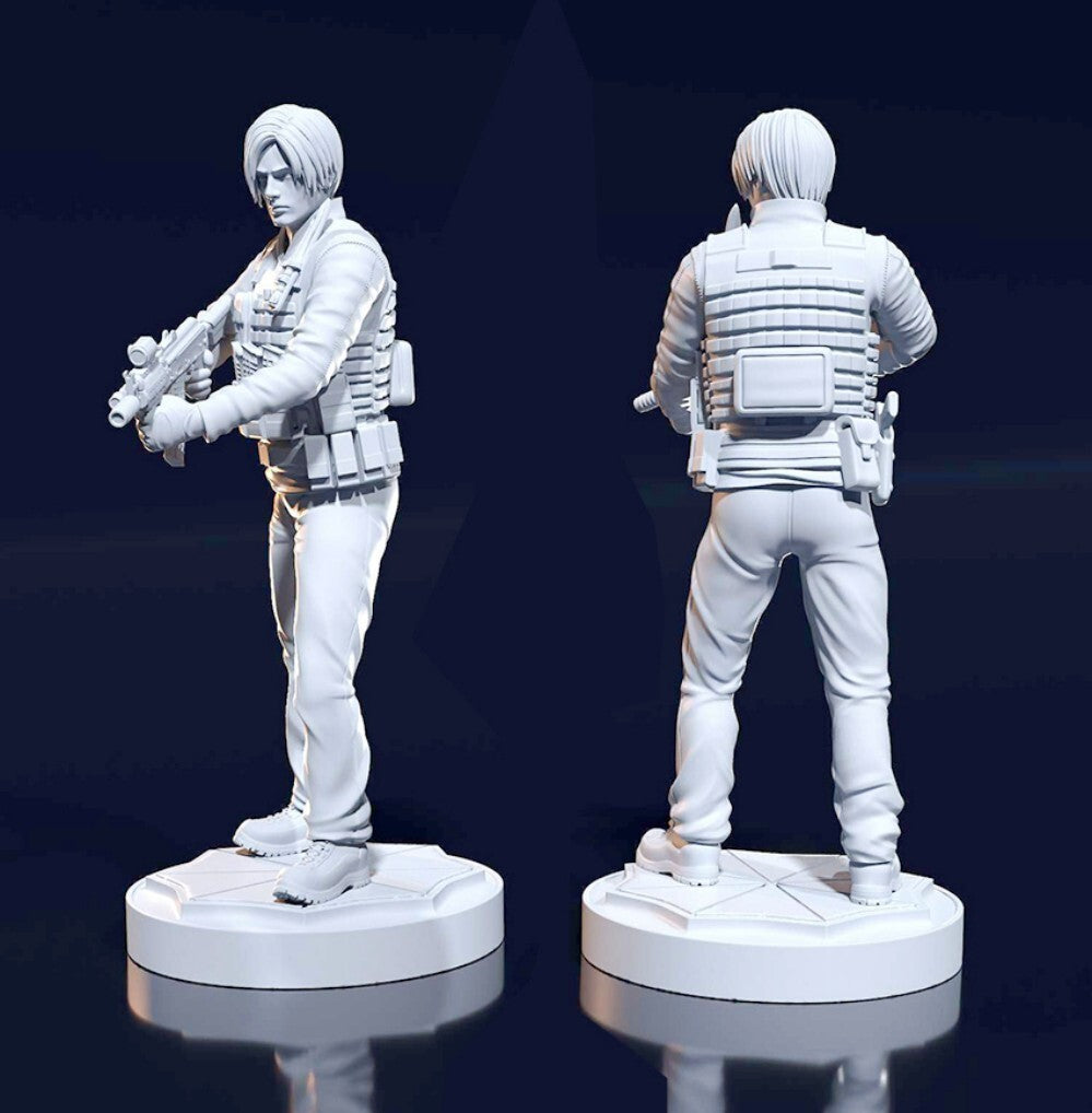 1/24 resin figures model The male protagonist of the biochemical film series
