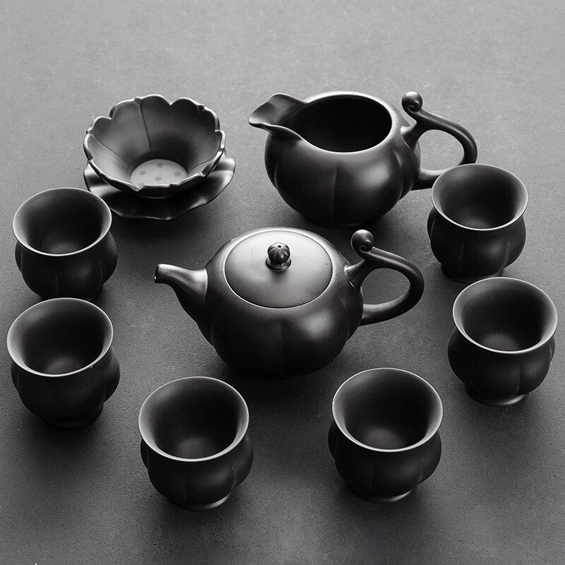 Complete Tea Set True Yixing Zisha Tea Pot Pitcher Matching Tea Cup Filter Net