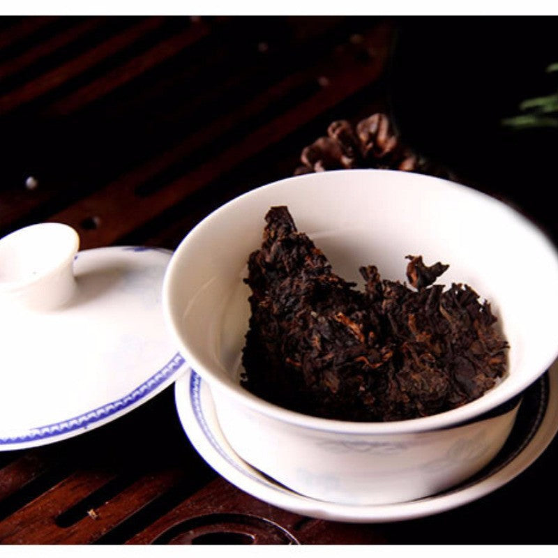 357g Yunnan Menghai Arbor 2009 Royal Court Jinya Mellow Pu'er Tea Ripe Tea Cake