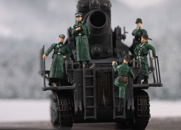 PMA German soldiers 5 figures winter infantry 1/72 Finished 5 figures model Set