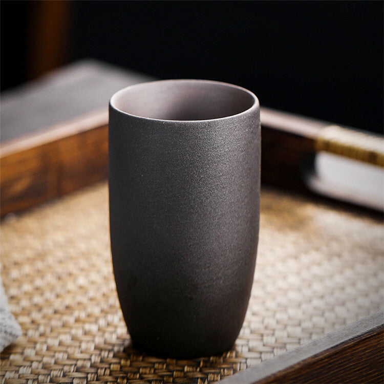 230ml Retro Coarse Pottery Espresso Coffee Cup Ceramic Teacup Mug Drinkware High