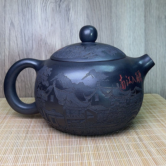 Yixing Zisha Teapot 800ml Shi Huang Clay Xishi Landscape Gongfu Tea Pot
