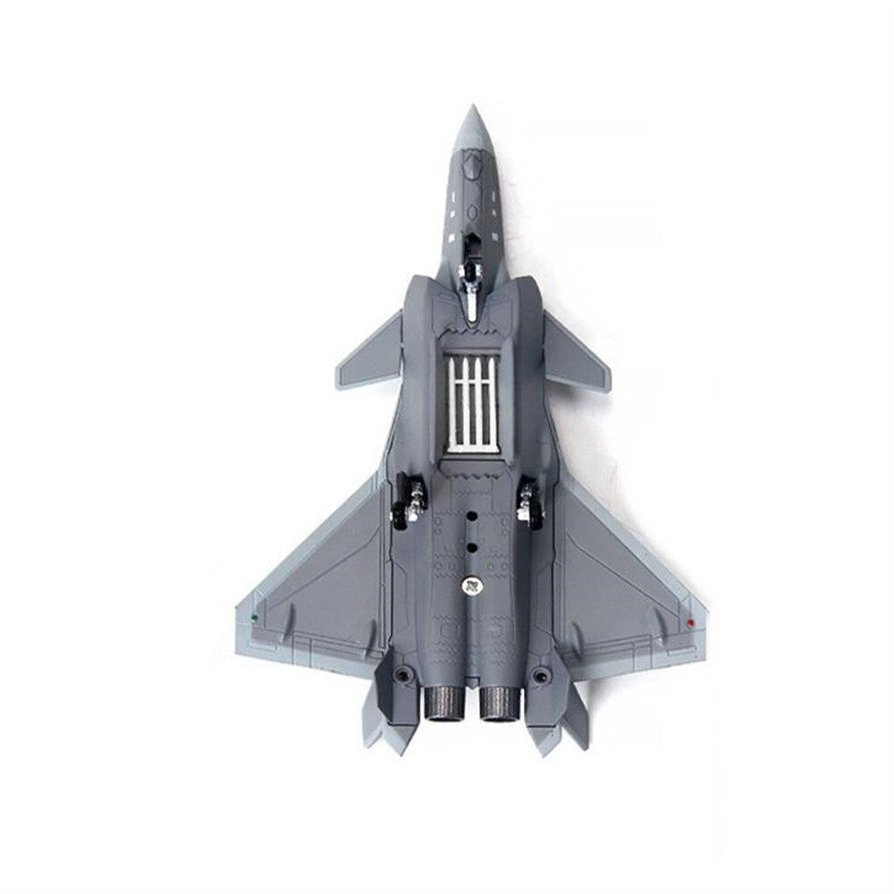 1:144 J-20 Aircraft Model Alloy Simulation Military Fighter Finished Ornaments G
