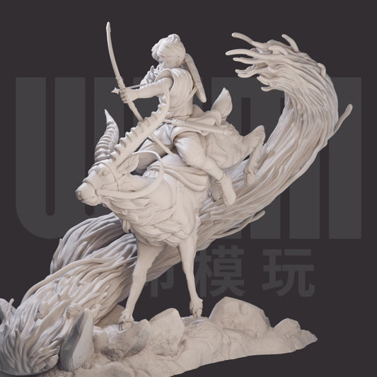 1/24 resin figures model Ghost Princess 3D Printing Unassembled Unpainted