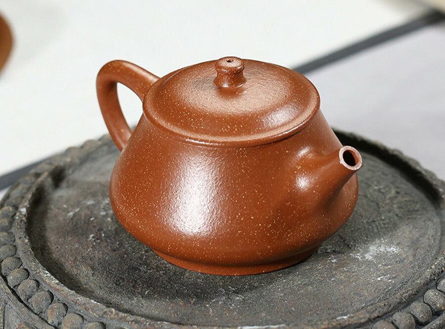 180cc chinese Yixing Handmade Zisha teapot JiangPoNi YuPiao Gongfu Tea Pot
