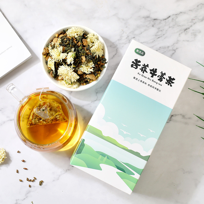 Herbal Tea Bag Chrysanthemum Cassia Seed Burdock Honeysuckle Natural Blend
