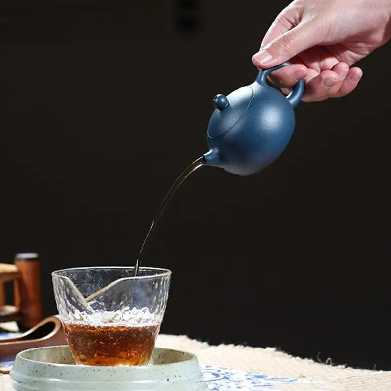 100ml Yixing Customized Handmade Purple Clay Teapots Shaped Infuser Tea Pot