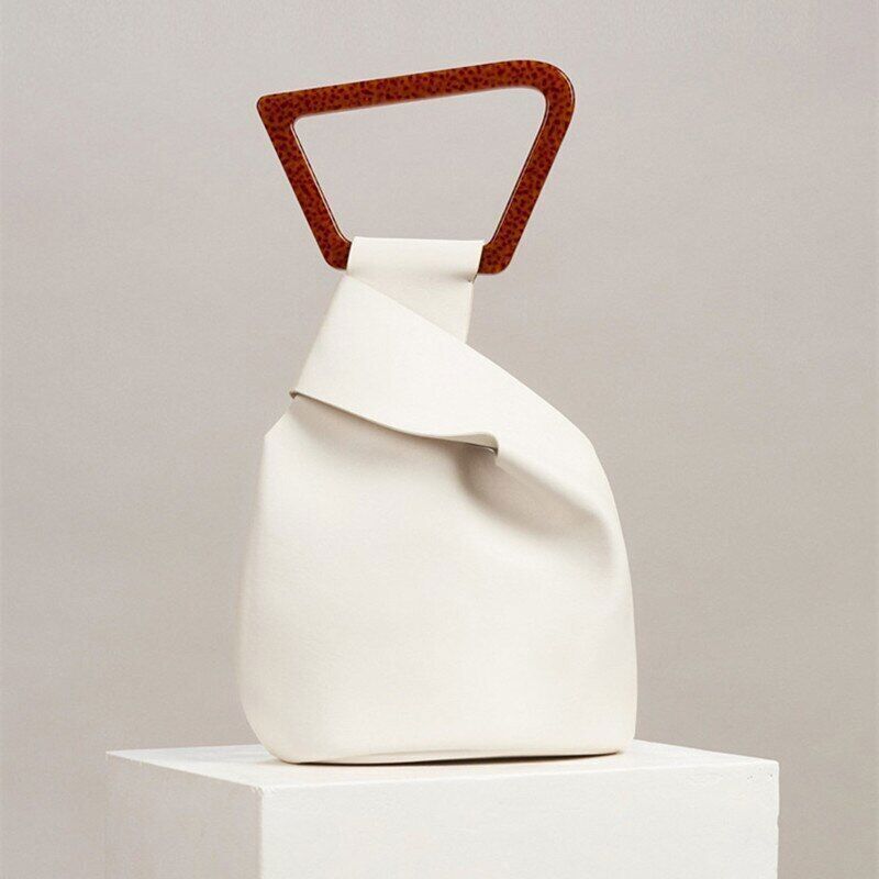 PU Leather Women's Handbag Bucket Bags Ladies Evening Clutch Purses Mini Tote