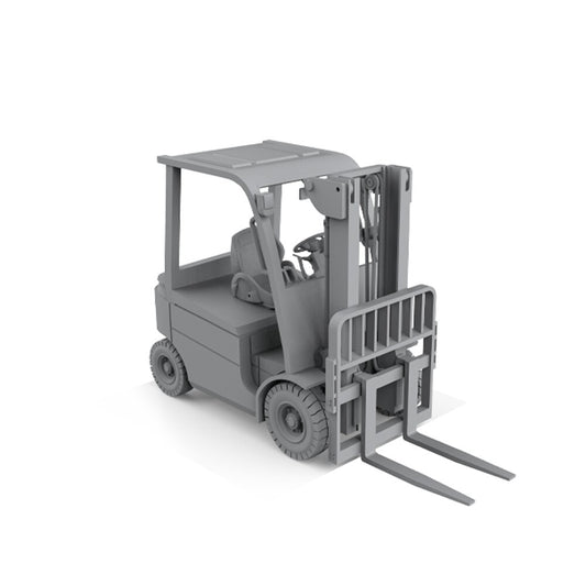 Yao's Studio LYT87160B 1/87 HO Forklift Model Railroads Display