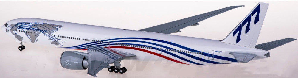 1:200 37CM Hogan World Tour BOEING 777-300ER Airplane ABS Plastic Aircraft Model