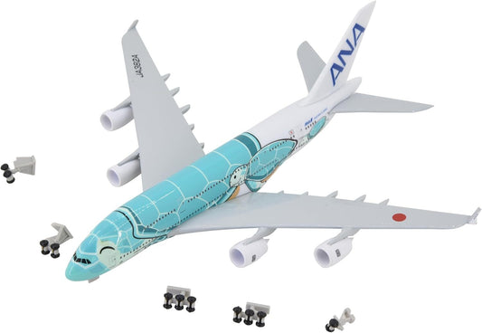 1:400 18cm A380 ANA Sea Turtle Metal Airplane Model Plane Toy Plane Model Green