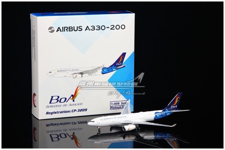1:400 Phoenix Boliviana de Aviación BOA AIRBUS A330-200 Airplane Diecast Model