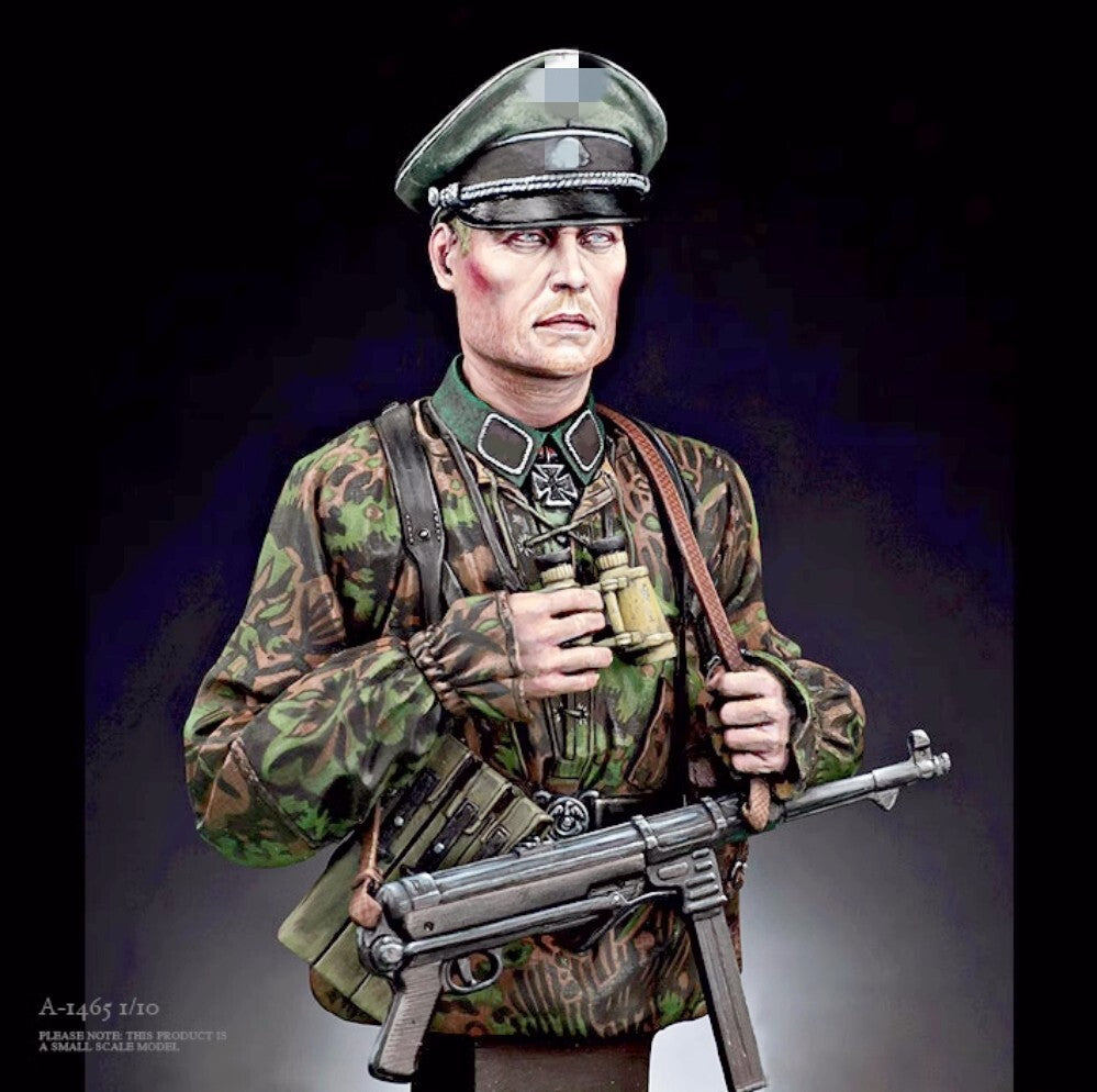 1/12 resin bust figure model WW II European officers bust unassembled Unpainted