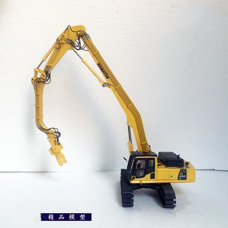 1:50 PC450LC-8 Excavator Contruct Piling Machine Equipment Diecast Metal Model