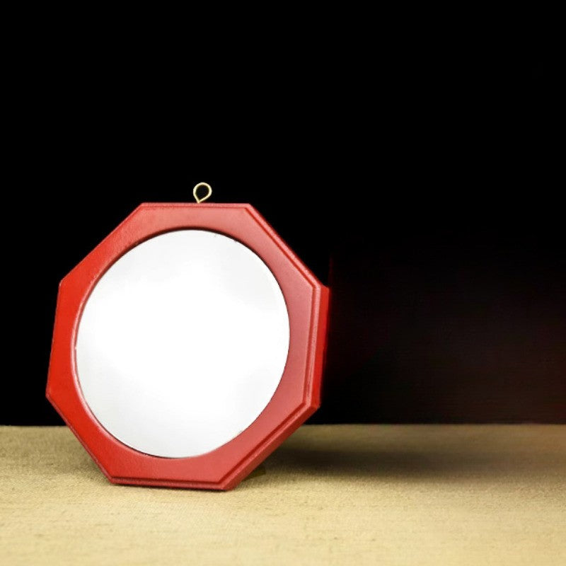 Solid Wood Eight Diagrams Looking Glass Convex Mirror Household Mirror Pendant