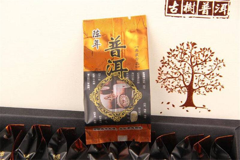 25 Bags Ripe Puer Tea Mini Pu-erh Loose Tea Chinese Yunnan Nature Shu Puerh 125g