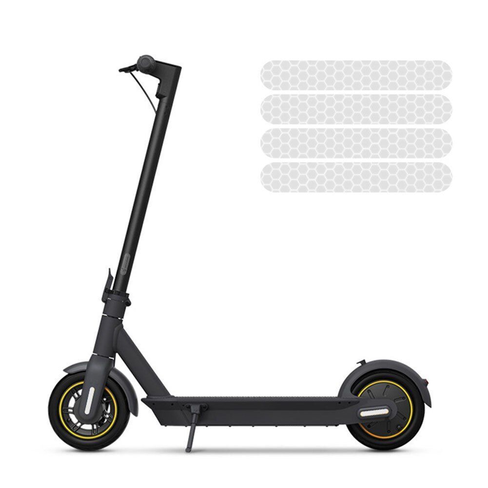Electric Scooter Reflective Sticker Strong Reflective Waterproof 1 Set PVC Blue