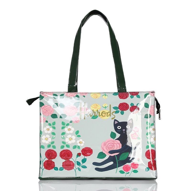 Reusable Shopping Purse PVC Large Eco Friendly Summer Waterproof Beach Handbag