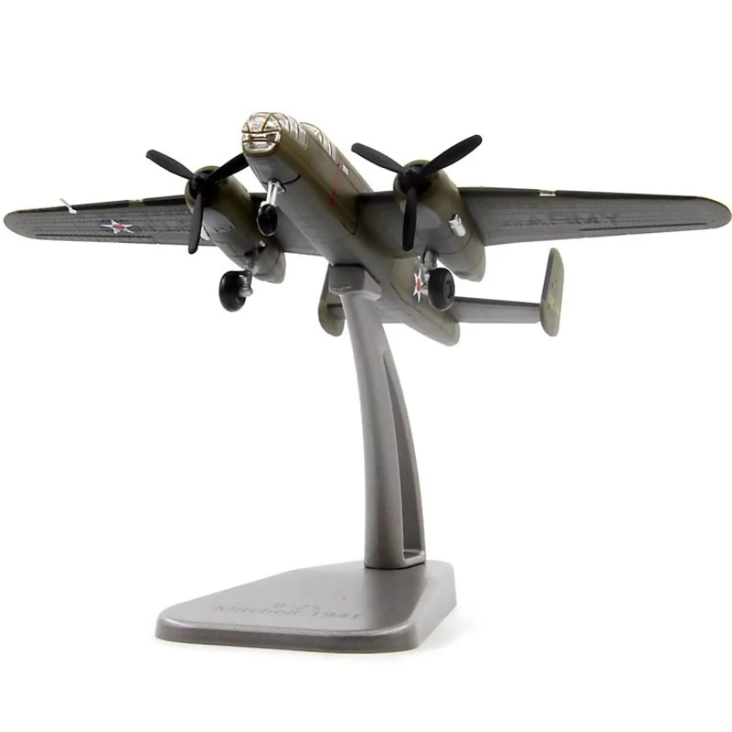 1/144 Scale B-25 Bomber Mitchell Alloy Aircraft Model Plane Souvenir Display
