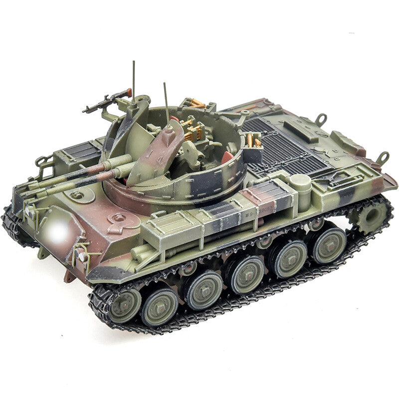 PANZERKAMPF 1/72 M42 Self-Propelled Anti-Aircraft System Camouflage Tank Model