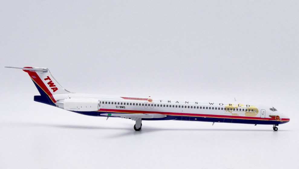 1:200 JC Wings TWA McDonnell Douglas MD-83 Passenger Airplane Diecast Model
