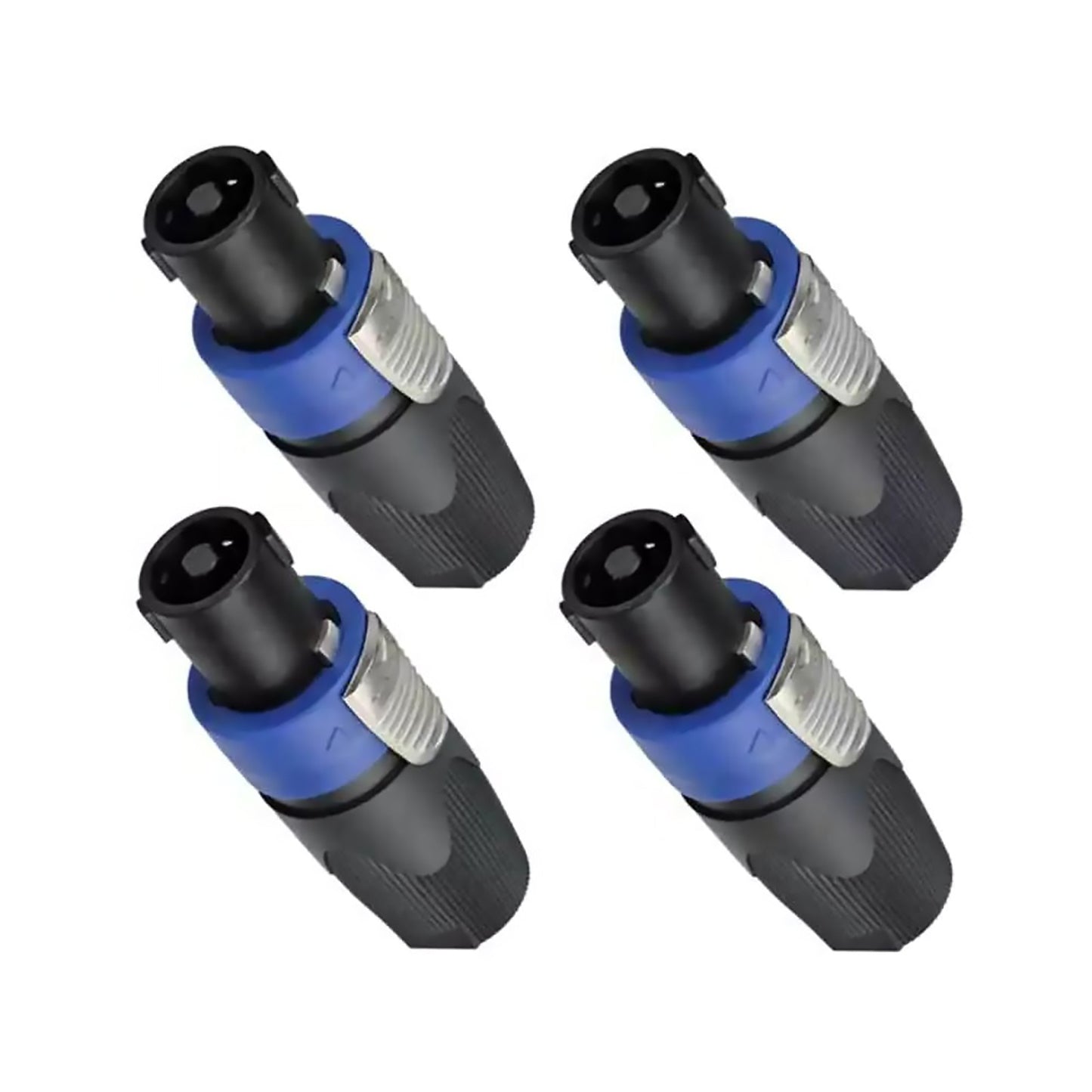 4Pcs NL4FC Speaker 4 Pole Cable Plug Connector for Audio Speaker Repair Parts