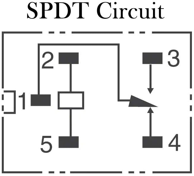 24VDC 10A General Purpose Relay SPDT (1 Form C) PC Pins / Through Hole (G5LE-14)