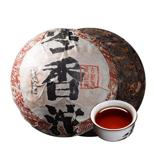 Premium Cooked Pu'er Black Tea Bamboo Shell Pu-Erh Jujube Fragrant Tuocha 500g