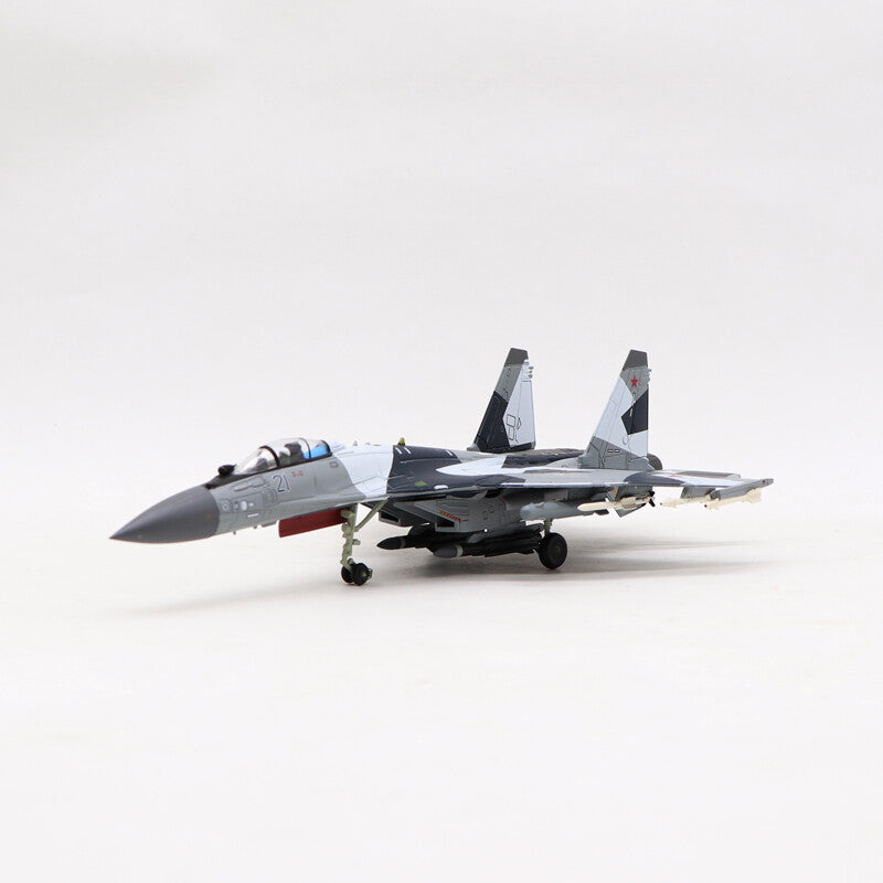 1/100 Russian Su-35 Super Flanker Fighter SU-35 alloy military aircraft model 21