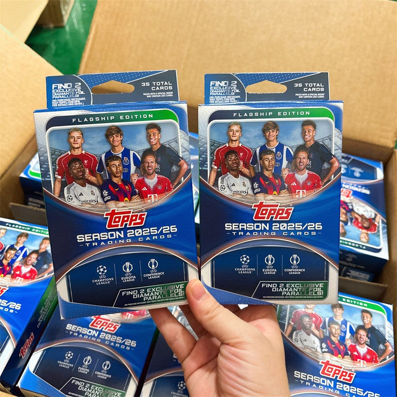 2025-26 Topps Flagship UCC Club Competitions Champions League Star Card Hanger35