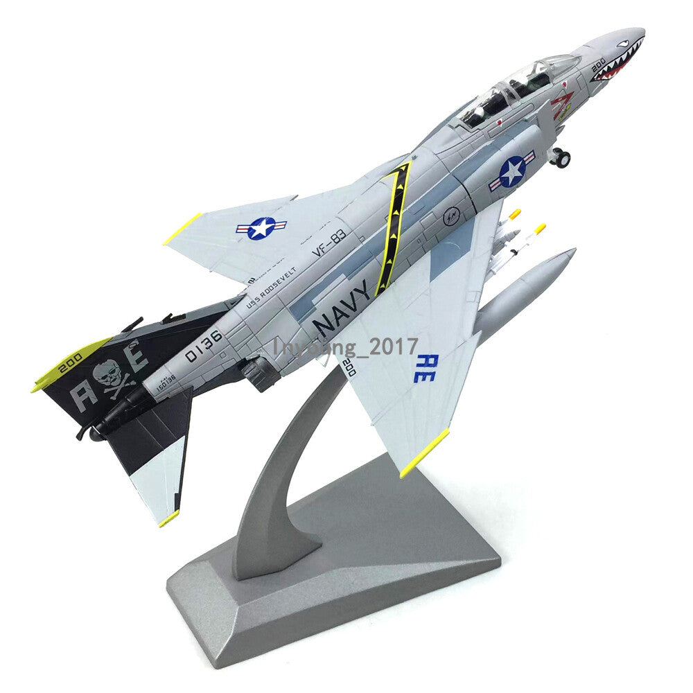1:100 McDonnell-Douglas F-4C Phahtom Fighter Plane Model Diecast Airplane Model