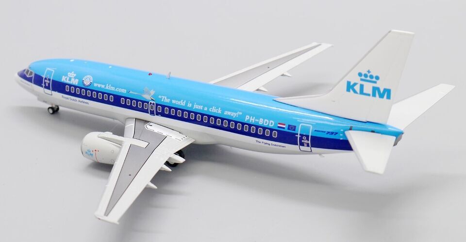 1:200 JC Wings KLM BOEING 737-300 Passenger Airplane Diecast Aircraft Model
