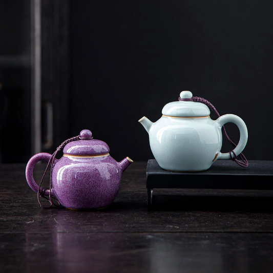 Elegant Ceramic Teapot Tradditional Chinese Tea Pot 90ml