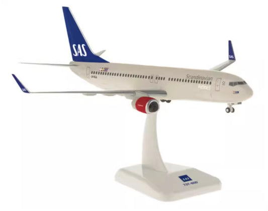 1:200 Hogan SAS Scandinavian Airlines BOEING 737-800 Airplane ABS Plastic Model