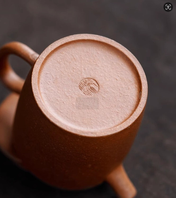 160cc Chinese Yixing Handmade Zisha Teapot Jiangponi Persimmon Hu Gongfu Tea Pot