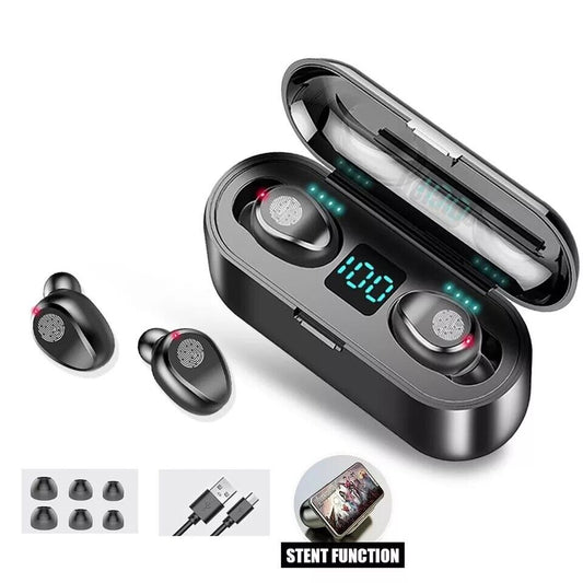 Waterproof Bluetooth 5.0 Earbuds Stereo Sport Wireless Headphones in Ear Headset