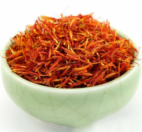 Saffron Threads 100 Percent Authentic Crocus Sativus Stigma Premium Flower Tea