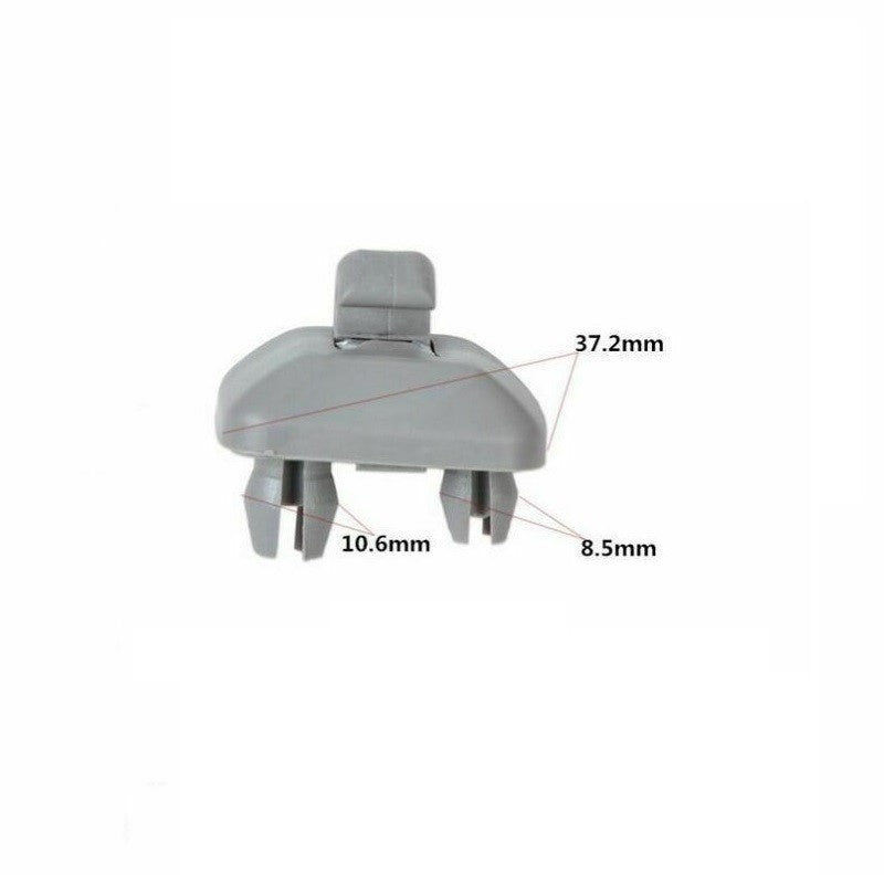 Grey Inner Sun Visor Hook Clip Soul Bracket For Audi A4L A3A5 TT 8U085756 Buckle