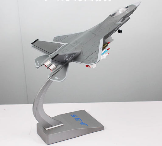 1:48 36CM CHINA J-35 Fighter Jet Airplane Diecast Military Aircraft Plane Model