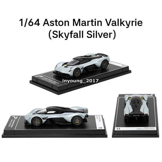 1/64 Aston Martin Valkyrie Model Toy Car Diecast Toy Vehicle Boys Toys Silver