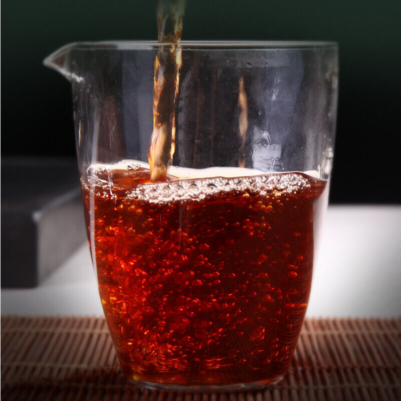 Natural Pu-Erh Ripe Tea Purple Bud Fermented Tea Brick Top-Grade Black Tea 250g