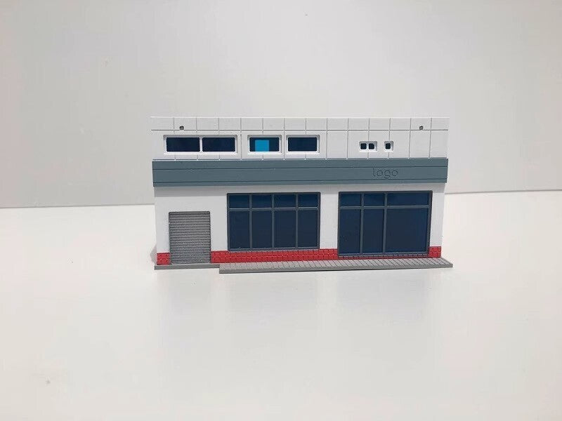 N Scale Buildings Model Railroads Train Scene Small Shop House Kits 11cm