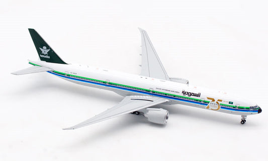 JC Wings Saudia FOR BOEING B777-300ER HZ-AK28 75TH 1/400 Plane Pre-built Model