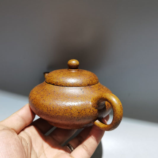 collect vintage China yixing purple clay teapot zisha ceremony cute teaware art