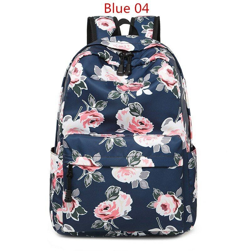 Shoulder Bag Campus Girls's Nylon Backpack Rucksack Women School Bag Knapsack