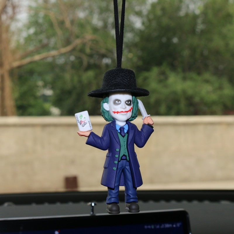 Rearview mirror accessories suspension decoration clown car pendant pendant